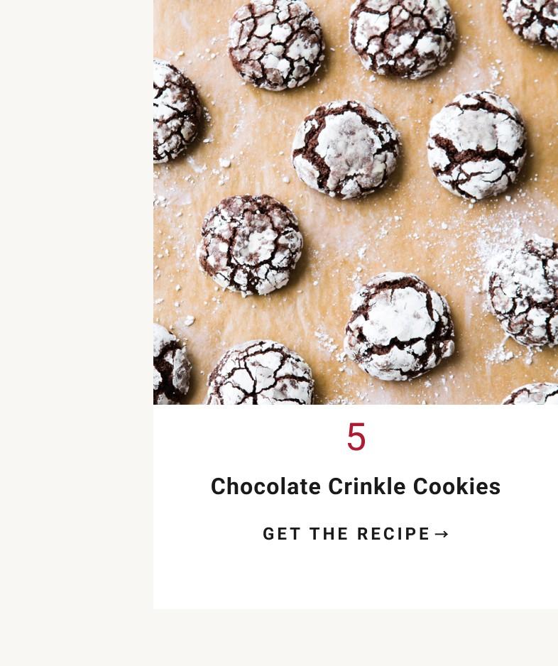 Chocolate Crinkle Cookies